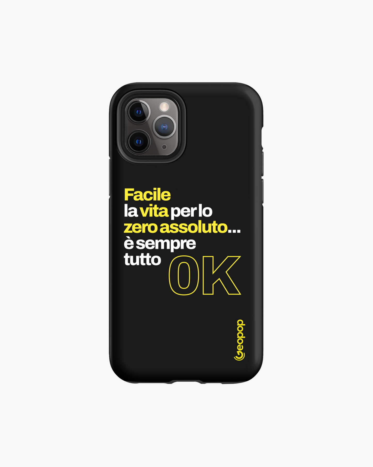 Cover Nera iPhone - Zero Assoluto