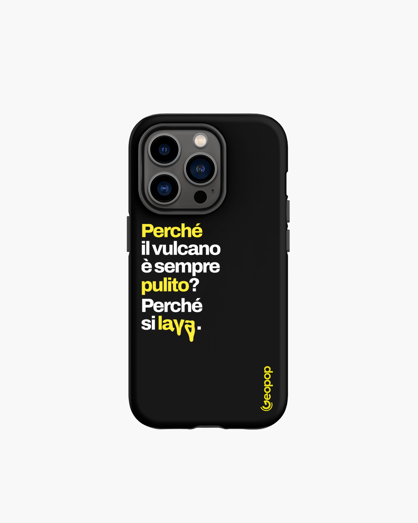 Cover Nera iPhone - Vulcano