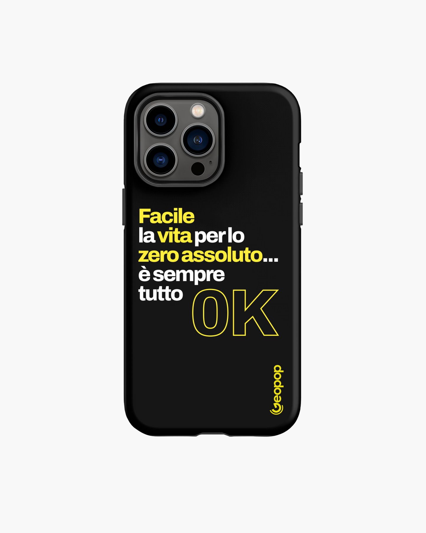 Cover Nera iPhone - Zero Assoluto